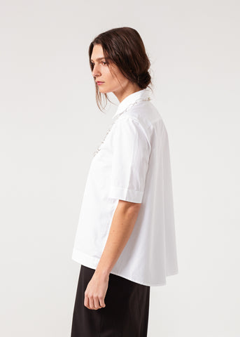Lara Shirt in White - michael-dev