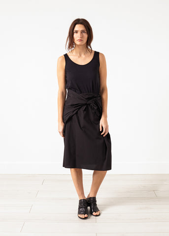 Bow Skirt in Black - michael-dev