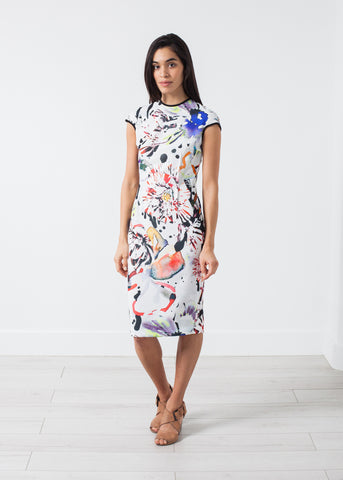 Dream Dress in Painted Floral - michael-dev