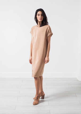 Philomene Dress in Camel - michael-dev