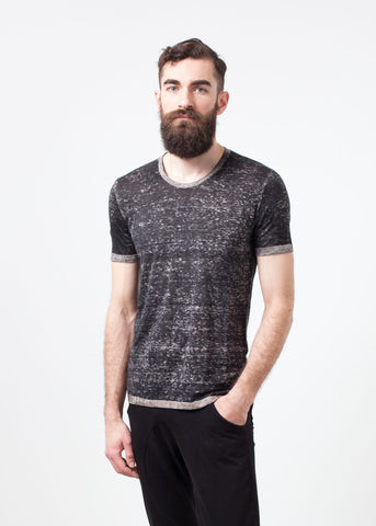 Linen T-shirt in Rope - michael-dev