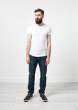 Comfort Tee in White Linen - michael-dev
