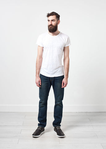 Comfort Tee in White Linen - michael-dev