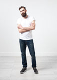 Comfort Tee in White Linen - michael-dev