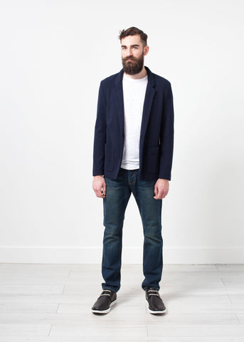 Cotton Jacket in Navy - michael-dev
