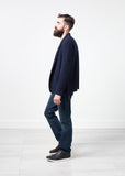 Cotton Jacket in Navy - michael-dev