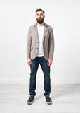Zepo Brushed Cotton Blazer - michael-dev
