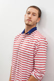 Luke Shirt in Red Stripe - michael-dev