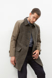 Raglan Maniche Coat in Olive - michael-dev