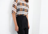 Contrast Cuff Pant in Black - michael-dev