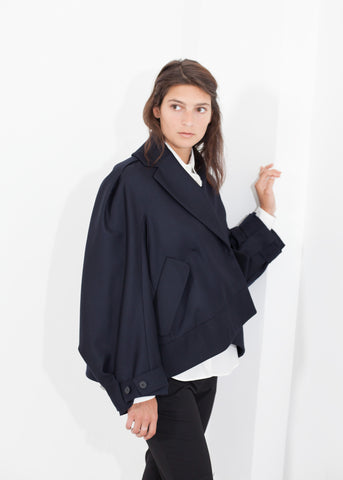 Wool Cocoon Jacket - michael-dev