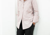 Pointed Collar Blouse in Rose - michael-dev