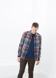 Riccardo Button-Up in Plaid Multi - michael-dev