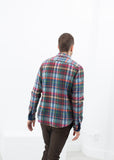 Riccardo Button-Up in Plaid Multi - michael-dev