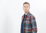 Riccardo Button-Up in Plaid Multi - michael-dev