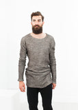 Extra Long Sleeve Sweater in Cavern - michael-dev