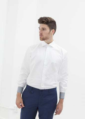 Dartmouth Shirt in White - michael-dev