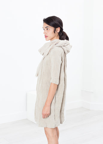 Hemp Dress in Natural - michael-dev