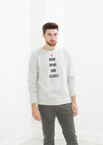 Vintage Sweatshirt in Light Grey - michael-dev