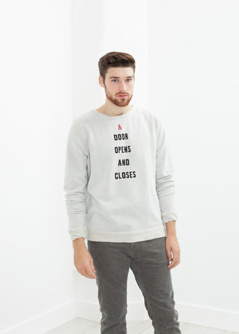 Vintage Sweatshirt in Light Grey - michael-dev