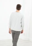 Vintage Sweatshirt in Light Grey - michael-dev