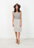 Pleated Skirt in Glitter Dots - michael-dev