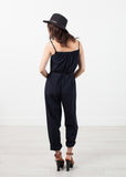 Sleeveless Jumpsuit in Navy - michael-dev