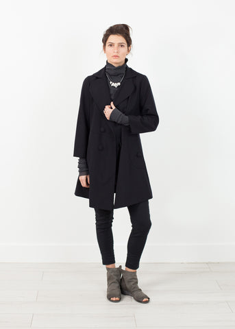 Day Coat in Navy - michael-dev