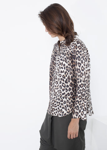 Madame L Blouse in Leopard - michael-dev