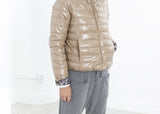 Deione Coat in Graphite Floral - michael-dev