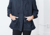 Marquee Coat in Steel - michael-dev