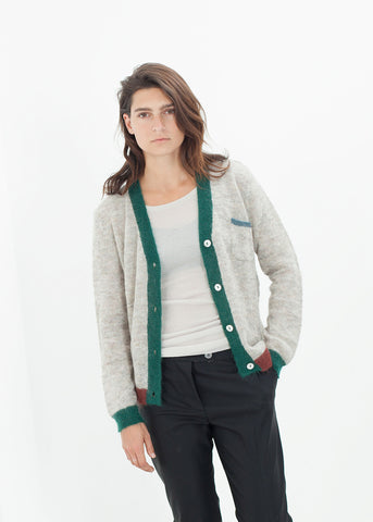 Deskle Cardigan in Heather - michael-dev