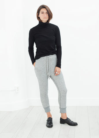 Highsoft Cropped Sweat in Heather Grey - michael-dev