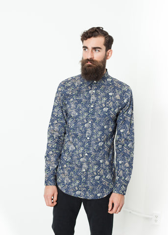 Camicia Slim Shirt in Celestial - michael-dev