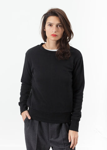 Loopwheeler Sweatshirt in Black - michael-dev