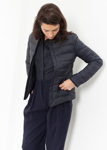 Camelia Reversible Jacket in Navy/Blue - michael-dev