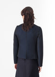 Weave Jacket in Black/Blue - michael-dev