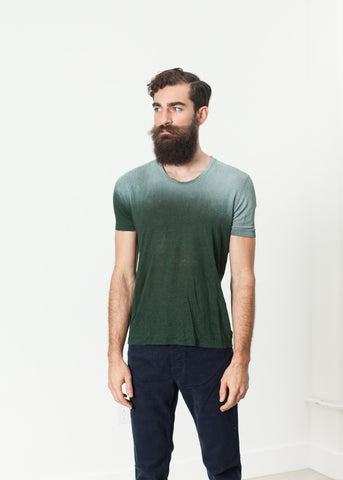 Overprint T-Shirt in Green - michael-dev