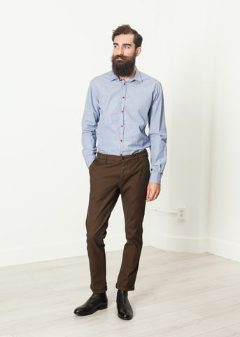 Diamond Weave Trouser in Hazel - michael-dev