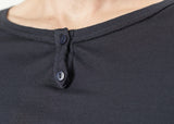 Cotton Henley in Blue Grey - michael-dev