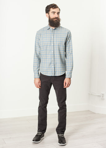 Paul Shirt in Grey Flannel - michael-dev