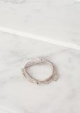 Bracelet 85 in Grey Silk/Silver - michael-dev