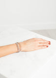 Bracelet 85 in Grey Silk/Silver - michael-dev