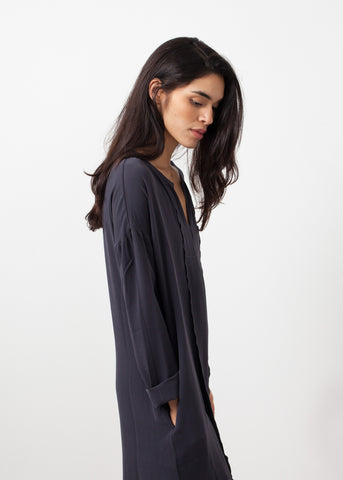 Long Sleeve Silk Dress - michael-dev