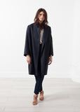 Woven Pleat Back Coat - michael-dev