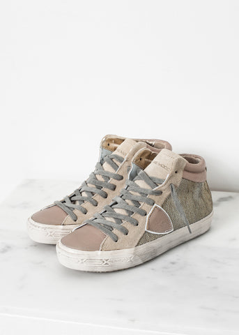 Sequin High Top Sneaker - michael-dev