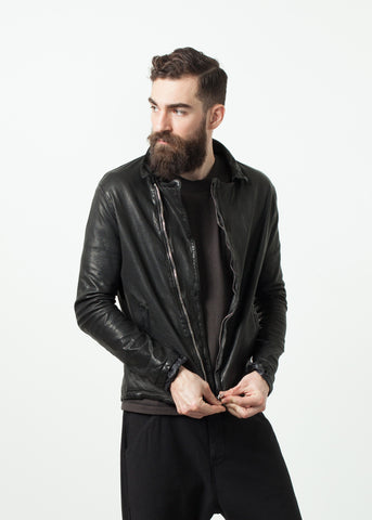 Distressed Motorcycle Jacket - michael-dev