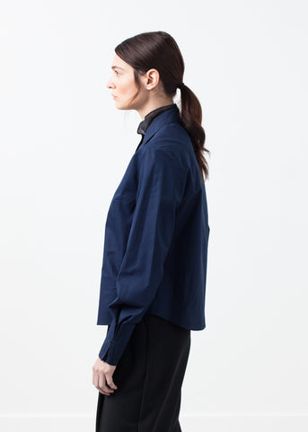 Sheer Silk Collar Button Up - michael-dev
