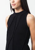 Curved Stripe Knit Tank - michael-dev