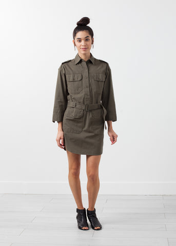 Belted Surplus Dress - michael-dev